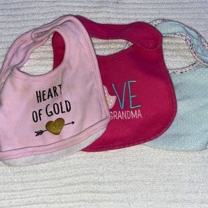 Baby Girl Bibs